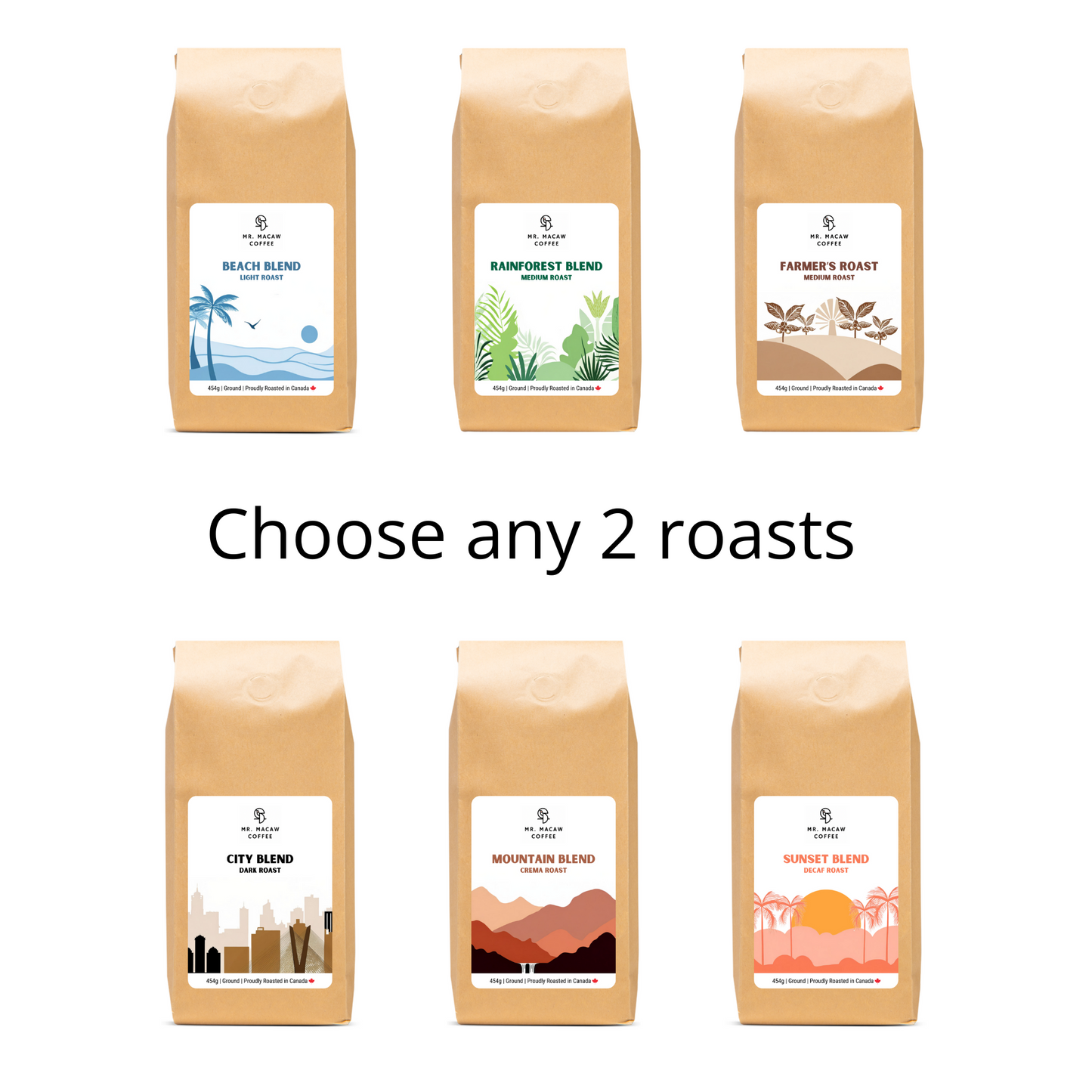 Mr. Macaw Coffee Club - 6 months of Coffee + Free Travel Mug