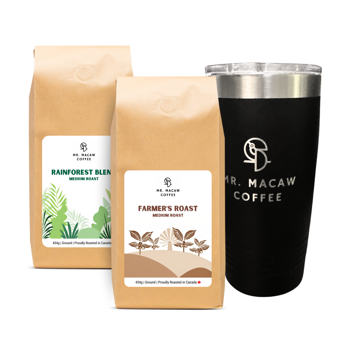 Mr. Macaw Coffee Club - 6 months of Coffee + Free Travel Mug