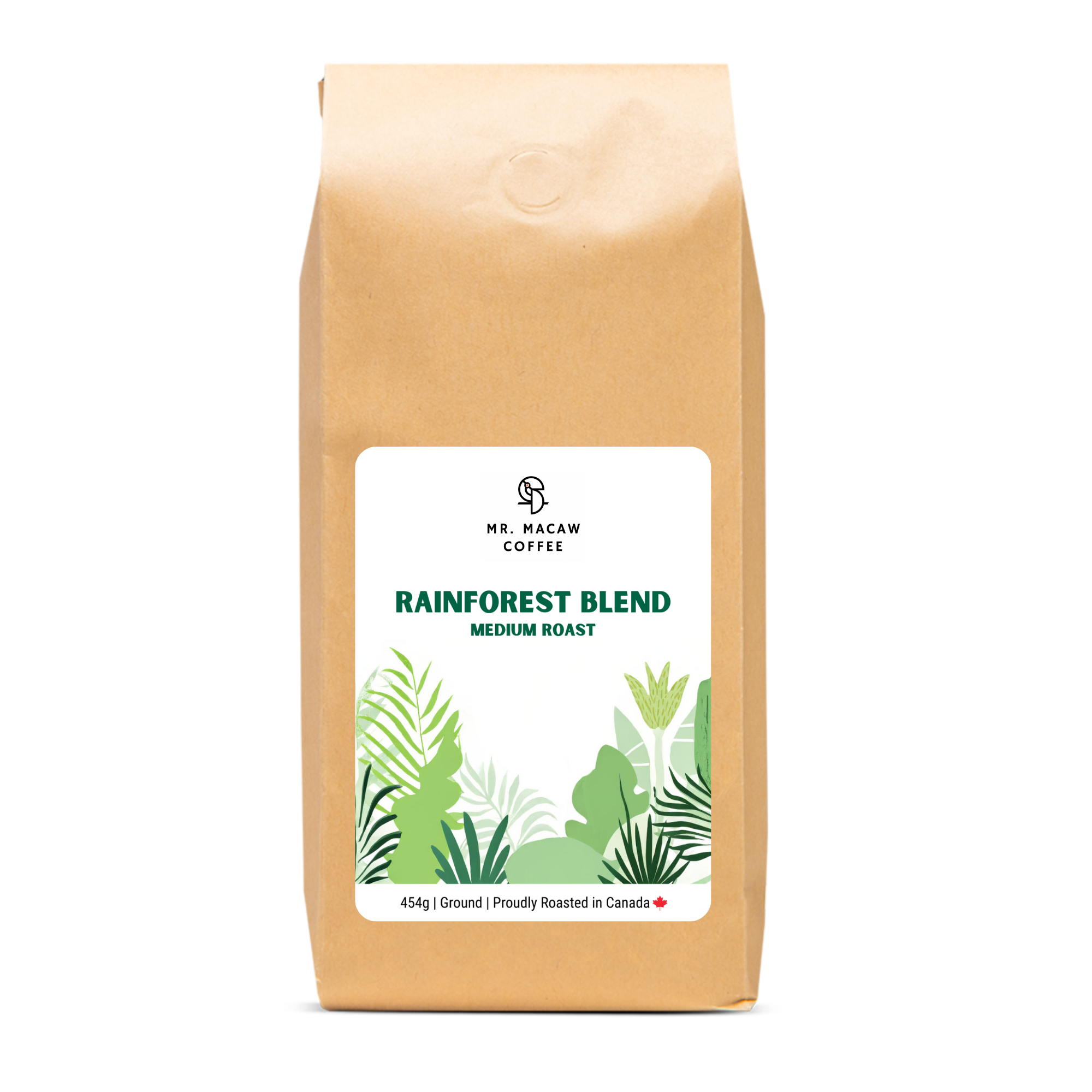 Mr. Macaw Brazilian Coffee Rainforest Blend | Medium Roast Coffee