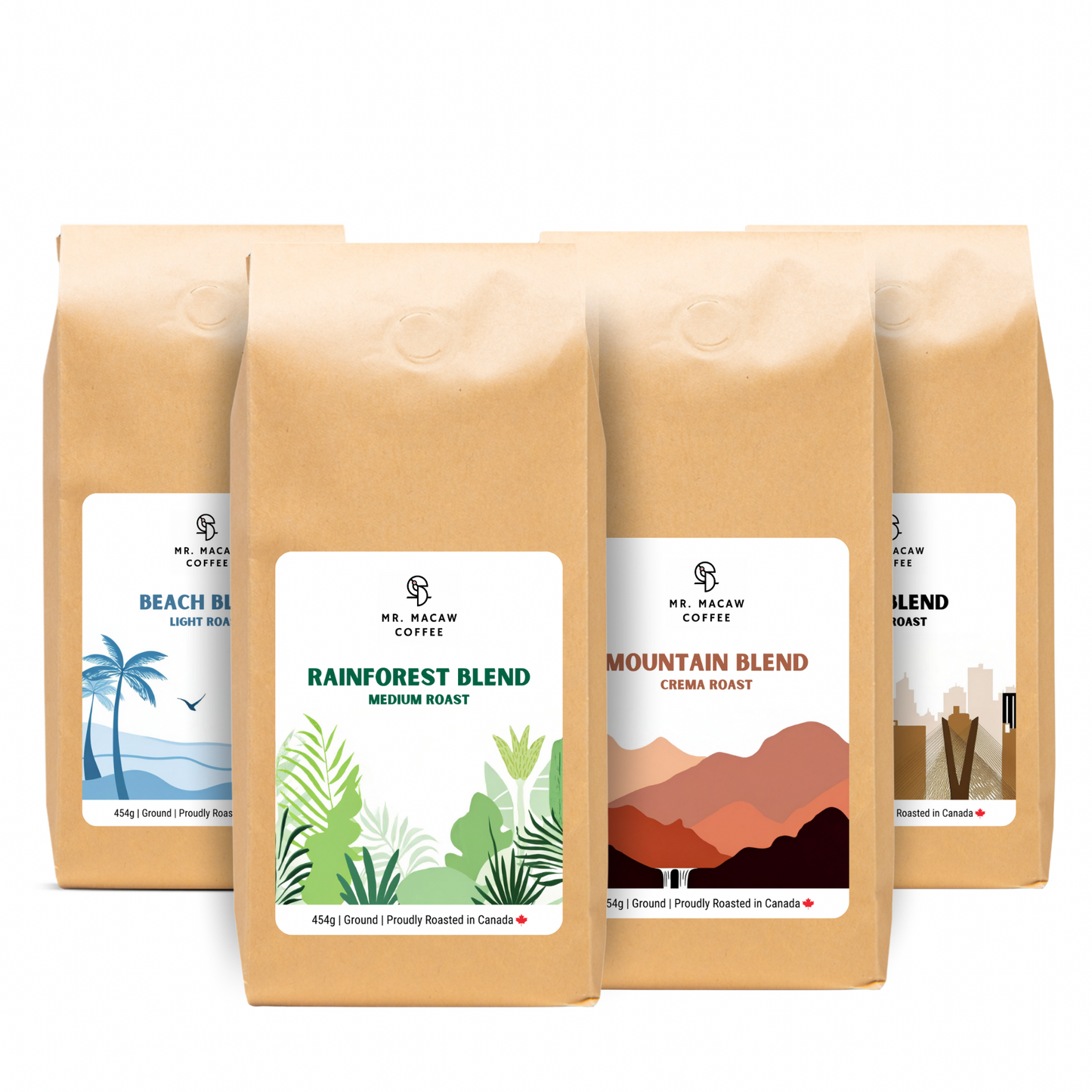 Brazil Bundle (Light, Medium, Dark & Crema Roast)