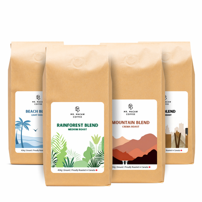 Brazil Bundle (Light, Medium, Dark & Crema Roast)